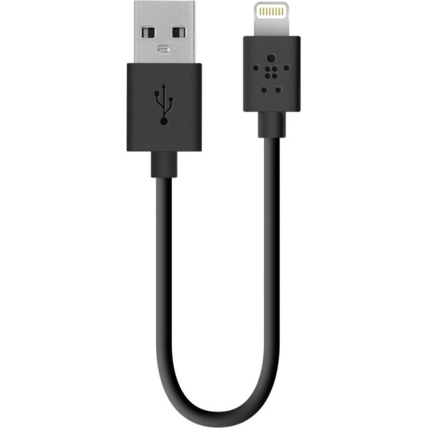 Belkin MIXIT USB/Lightning-kabel, sort (15CM)