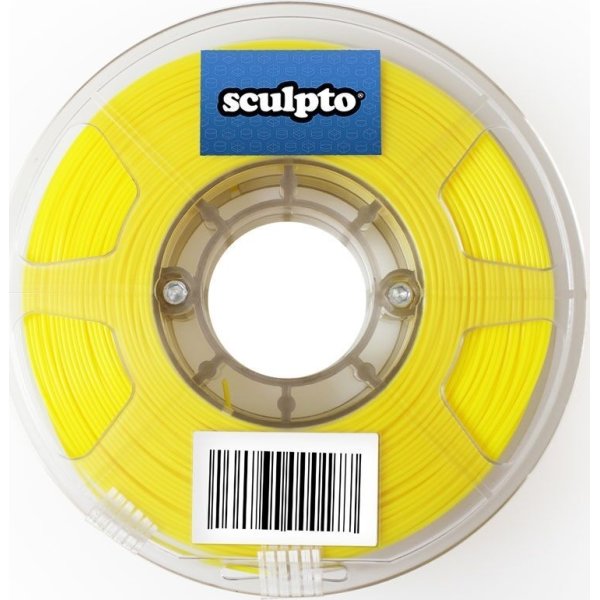 Sculpto 3D PLA filament i gul, 1000 gram