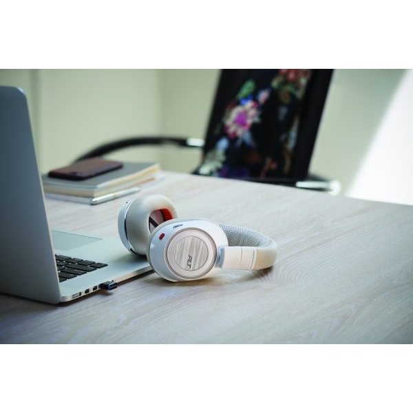 Plantronics Voyager 8200 UC headset, hvid
