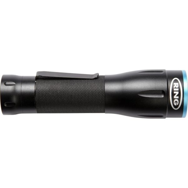 RING ZOOM 300 Genopladelig LED lygte m. powerbank