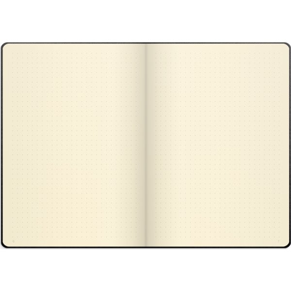 Mayland DotNotes Notesbog A5, sort