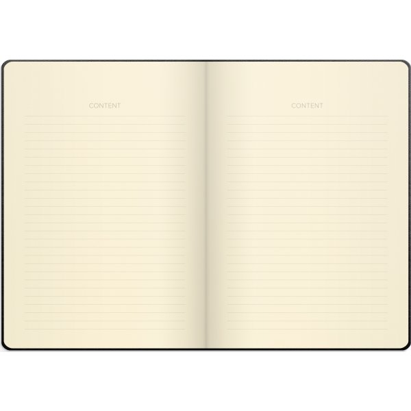 Mayland DotNotes Notesbog A5, sort