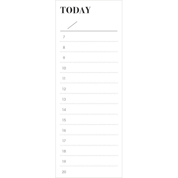 Mayland Today Do it, to-do liste, 50 x 170 mm