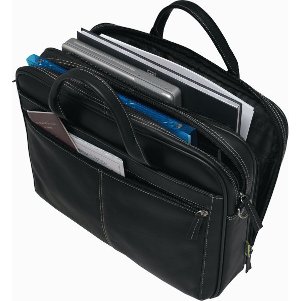 Pierre by Elba White Line 15" computertaske, sort