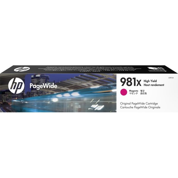 HP No981X blækpatron, magenta, 10.000s