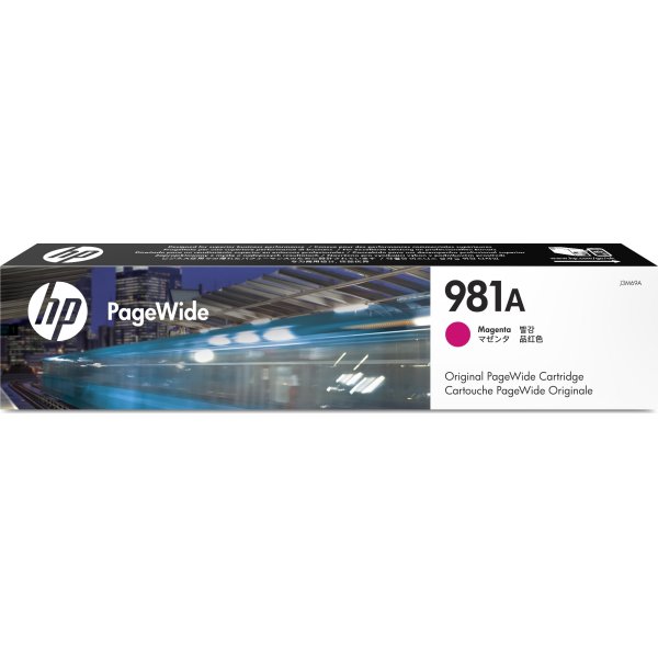 HP No981A blækpatron, magenta, 6.000s