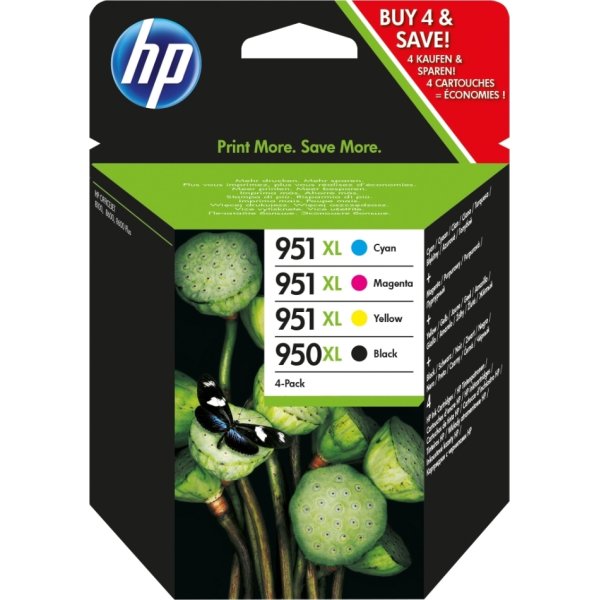 HP No950/951XL blækpatroner, sampak