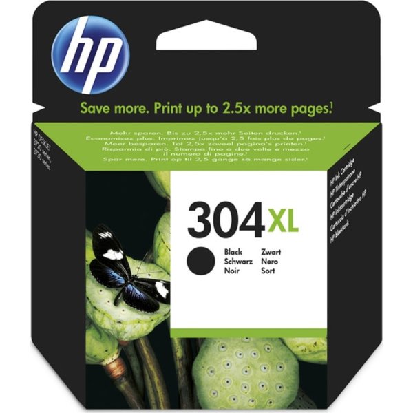 HP No304XL blækpatron blister, sort, 300s