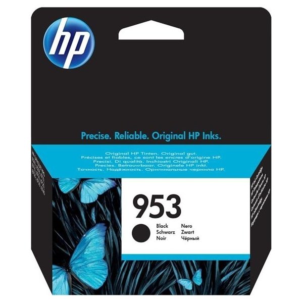 HP No953 blækpatron blister, sort, 1.000s