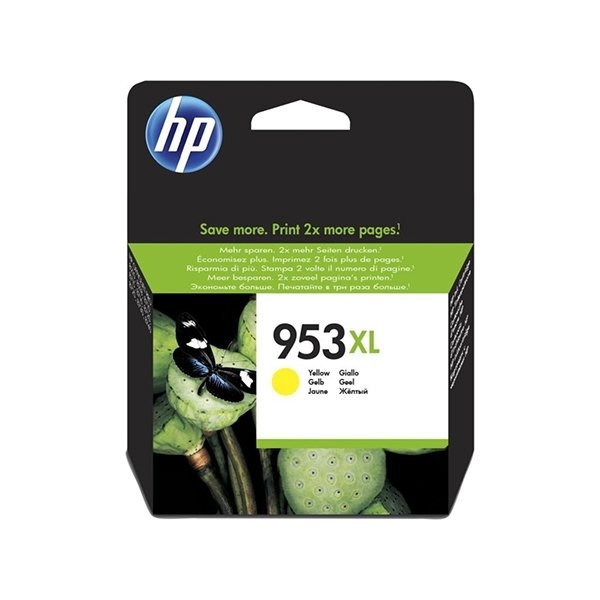 HP No953XL blækpatron blister, gul, 1.600s