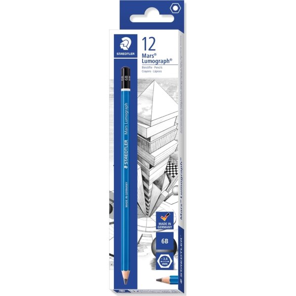 Staedtler Mars Lumograph 100 Blyant 6B