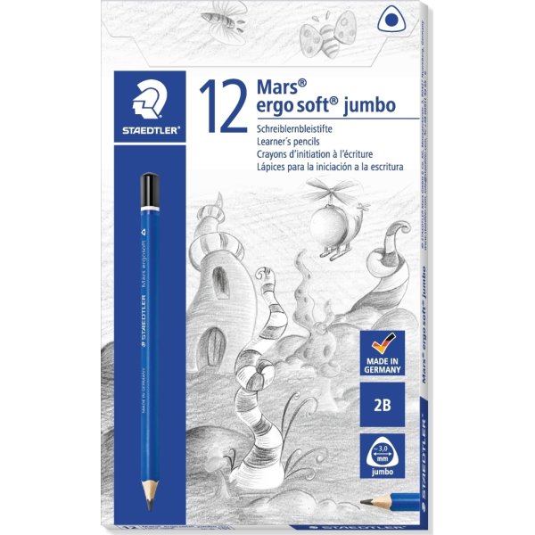 Staedtler Mars Ergosoft Jumbo 151 2B Blyant