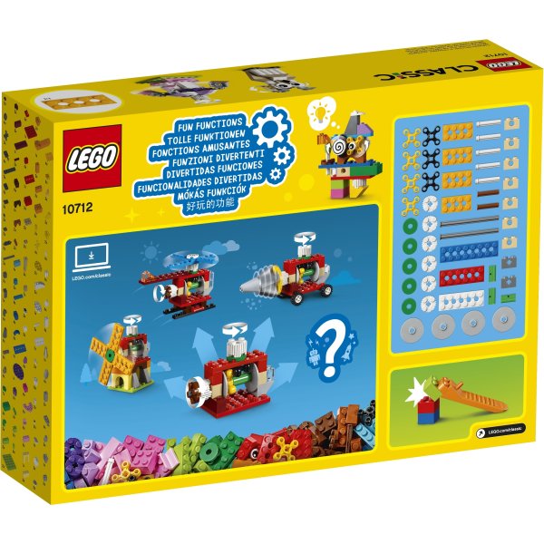 LEGO Classic 10712 Klodser og tandhjul, 5-99 år