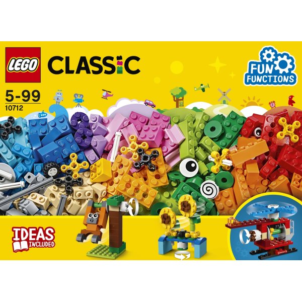 LEGO Classic 10712 Klodser og tandhjul, 5-99 år