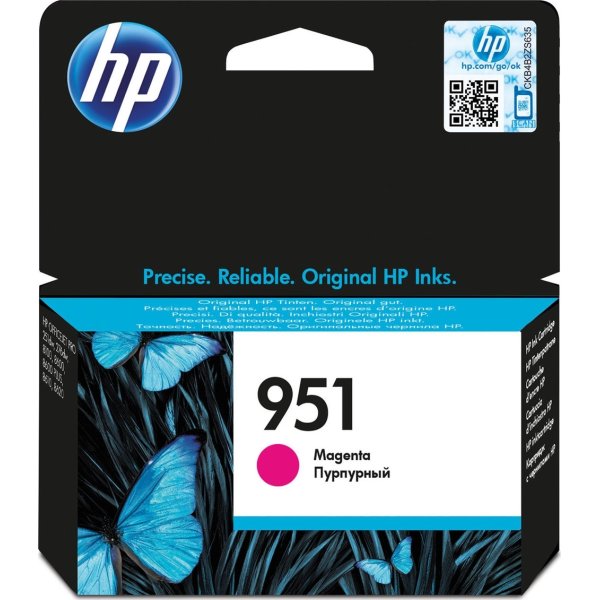 HP No951 blækpatron, magenta, 700s