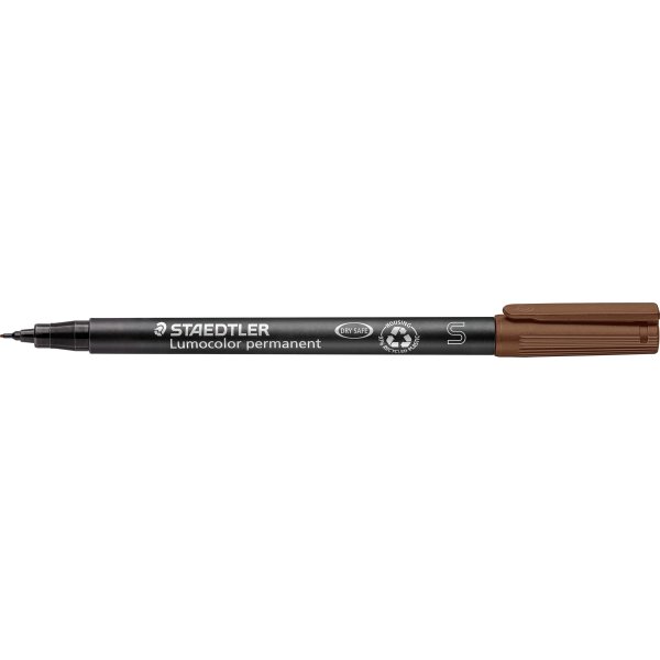 Staedtler Lumocolor 313 Marker S, perm, brun