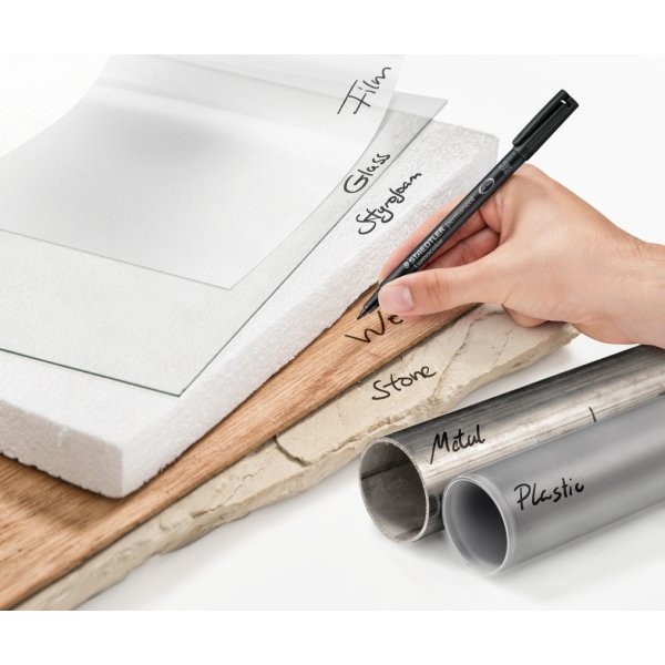 Staedtler Lumocolor 317 Marker M, perm, gul