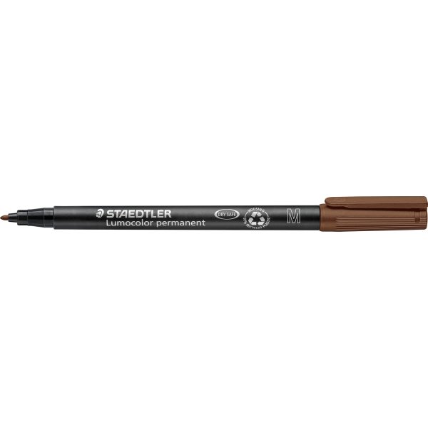 Staedtler Lumocolor 317 Marker M, perm, brun