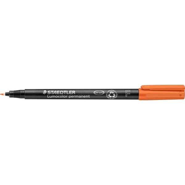 Staedtler Lumocolor 318 Marker F, perm, orange