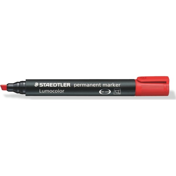 Staedtler Lumocolor marker skrå, 2-5 mm, rød