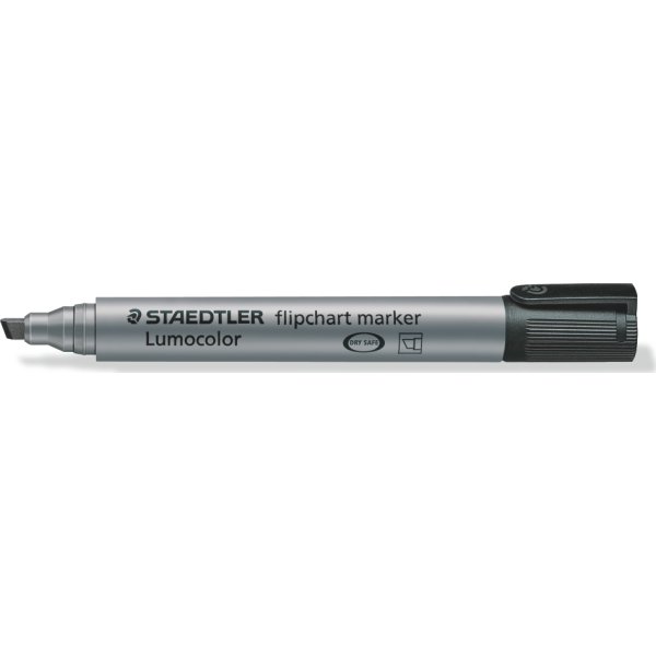Staedtler Lumocolor 356B FO Marker skrå, sort