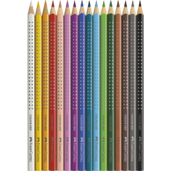 Faber-Castell Grip Farveblyanter, 12 stk.