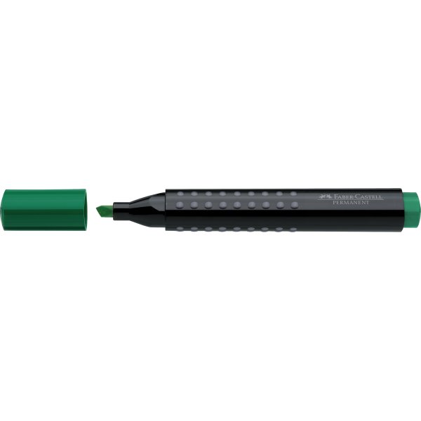 Faber-Castell Grip Marker, skrå spids, 4 stk.