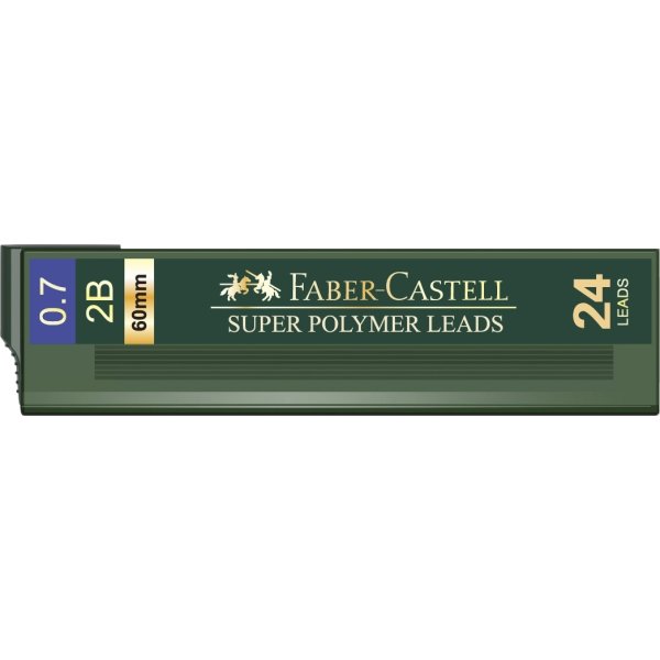 Faber-Castell Super Polymer Stifter 0,7 mm 2B