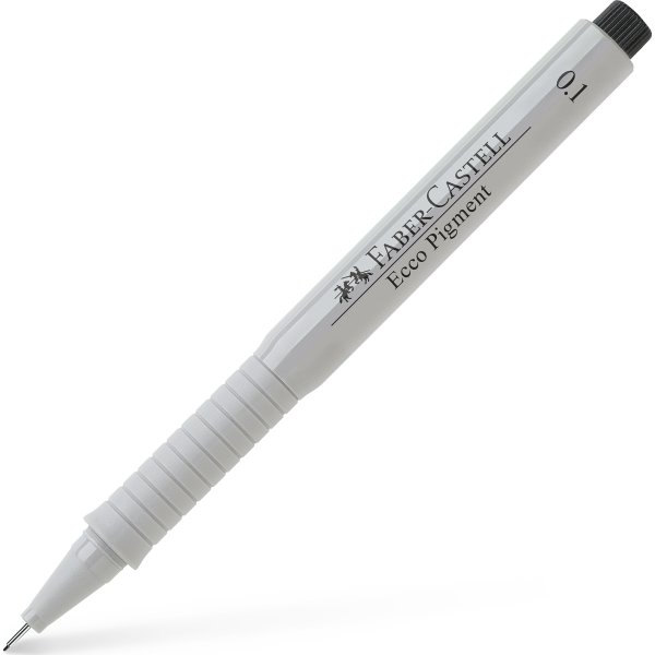 Faber-Castell Ecco Pigment Finepen 0,1 mm, sort
