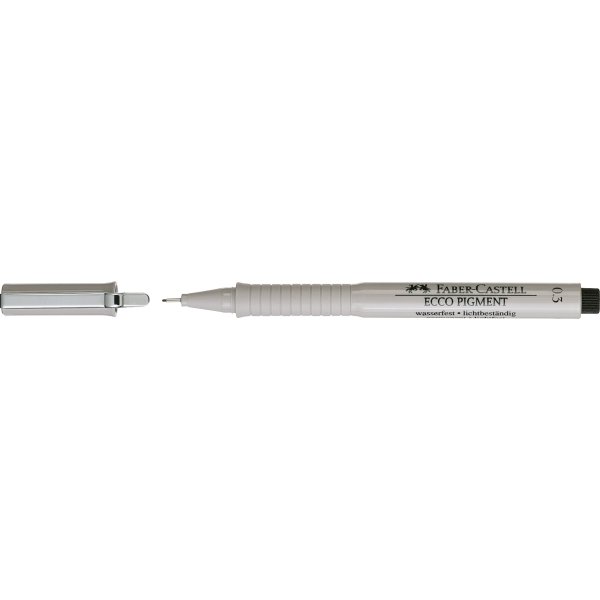 Faber-Castell Ecco Pigment Finepen 0,3 mm, sort