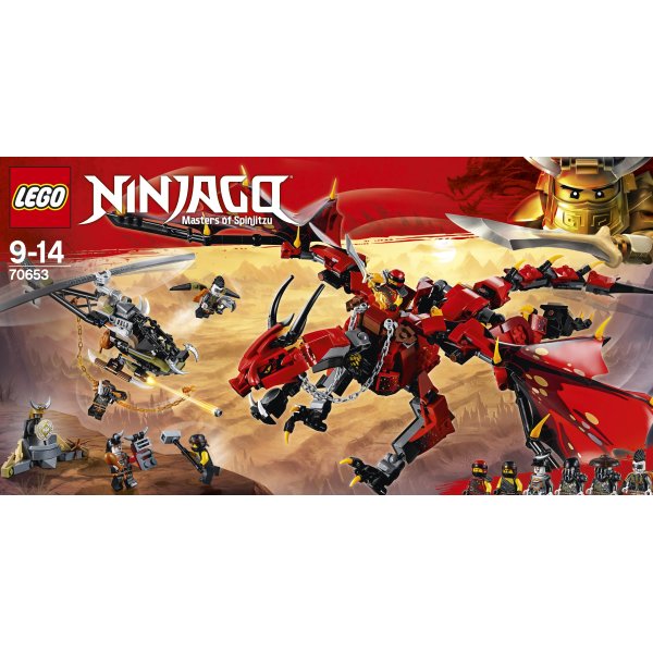LEGO Ninjago 70653 Firstbourne, 9-14 år