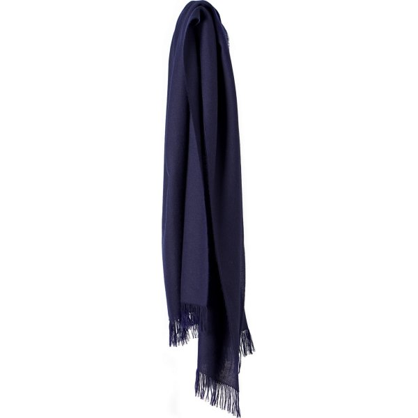 Traveller Baby Alpaca Scarf, navy/grå
