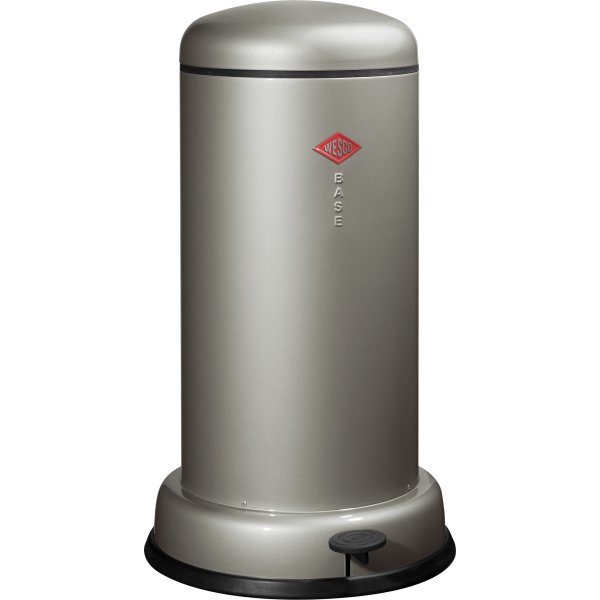 Wesco Baseboy Pedalspand, 20 L, sølvfarvet