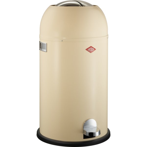 Wesco Kickmaster Pedalspand, 33 L, creme