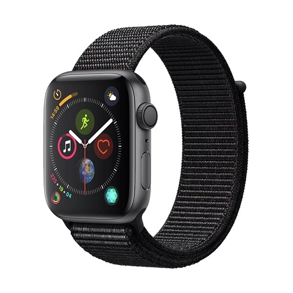 Apple Watch Series 4 GPS, 44mm grå med sport loop