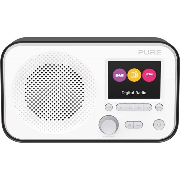 PURE Radio Elan E3 med FM/DAB/DAB, sort