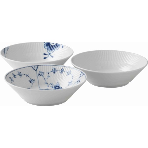 Royal Copenhagen History Mix 3 stk. dyb tallerken