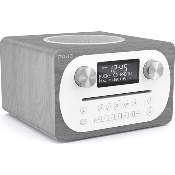Pure Radio Evoke C-D4 Bluetooth, FM/DAB/DAB+, grå