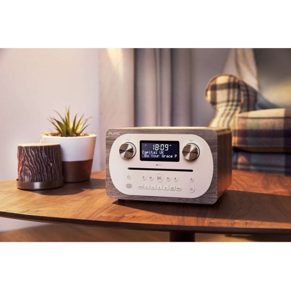 Pure Radio Evoke C-D4 Bluetooth, FM/DAB/DAB+, grå
