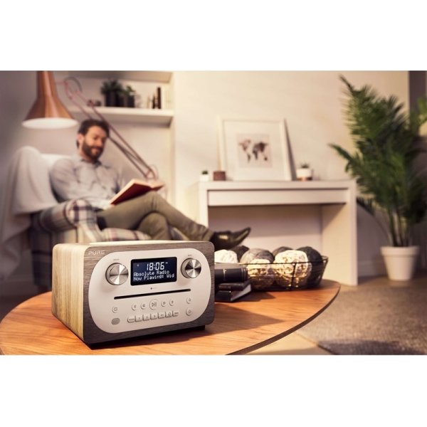 Pure Radio Evoke C-D4 Bluetooth, FM/DAB/DAB+, grå
