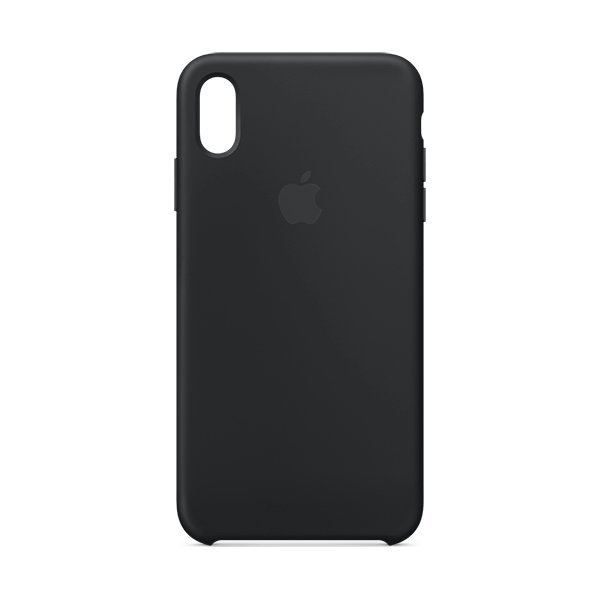 Apple cover til iPhone Xs Max i silikone, sort