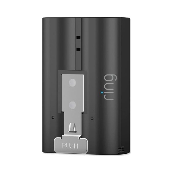 Batteri til Ring Doorbell 2 ringeklokke, sort