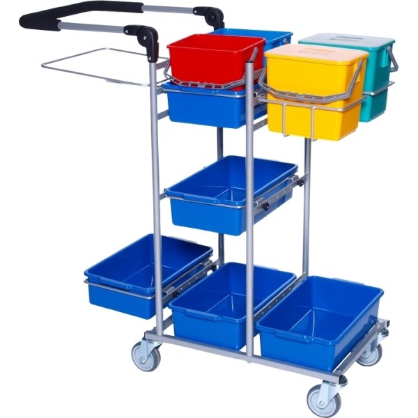 Tina Trolleys Rengøringsvogn, ERGO Komplet, dryp