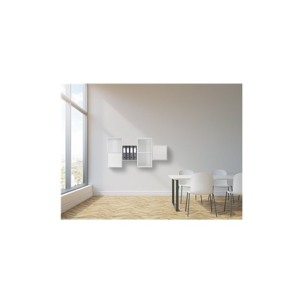 HAVANA skab m/4rum, 2 låger, D.34 White m/greb