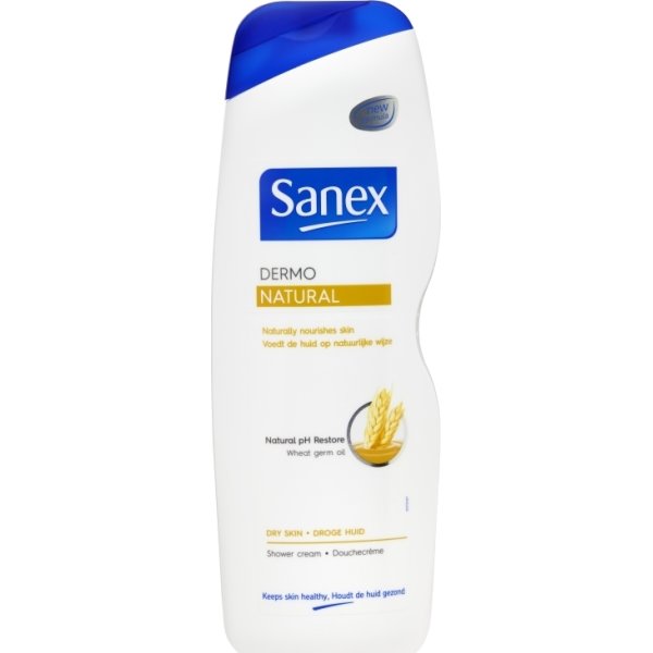 Sanex Dermo Natural Showergel, 1000 ml