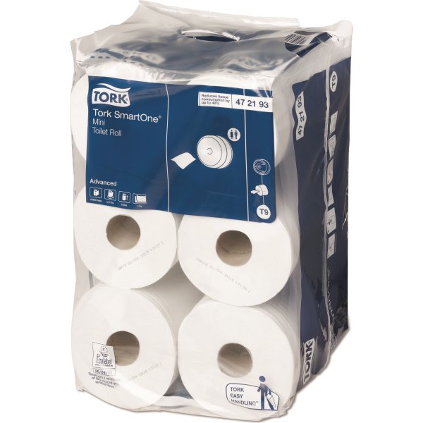 Tork T9 Advanced SmartOne Toiletpapir, 2-lag,12 rl