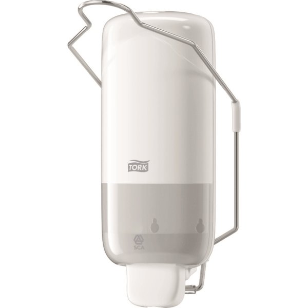 Tork S1 Dispenser Sæbe m. albuegreb, hvid