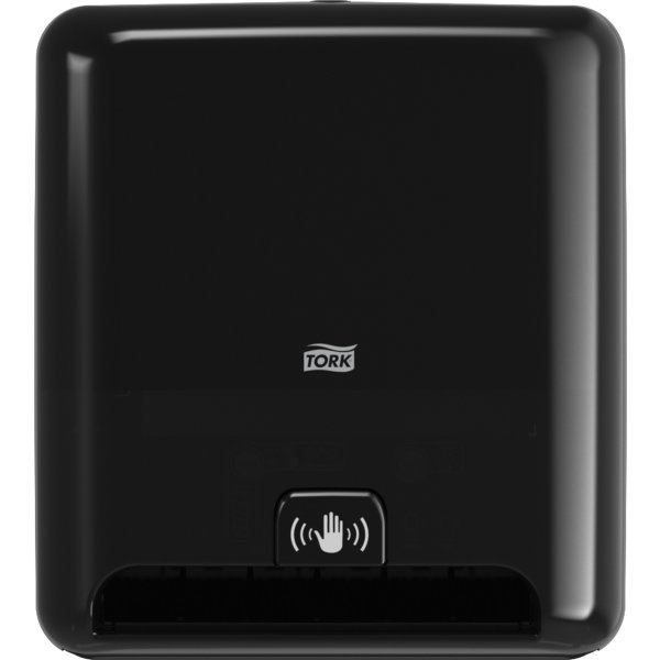 Tork H1 Dispenser Håndklædeark m. sensor, sort