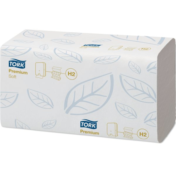 Tork H2 Xpress Premium Håndklædeark, 3-fold, 21 pk
