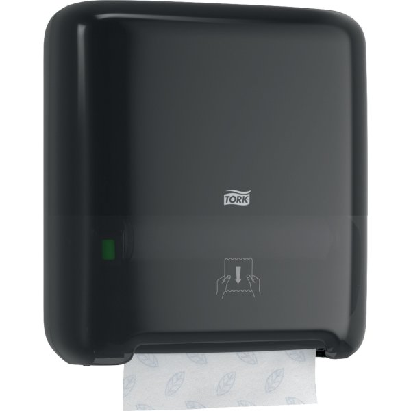 Tork H1 Dispenser Håndklædeark, sort